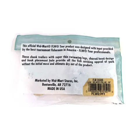 Wal Mart FLW Chunk Jigi, Musta / Sininen, 7,5cm, Traileri, #9621