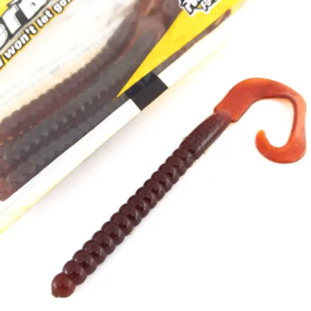 Berkley Power Worm Jigi, Motor Oil, 18cm, Curly Tail, #9623