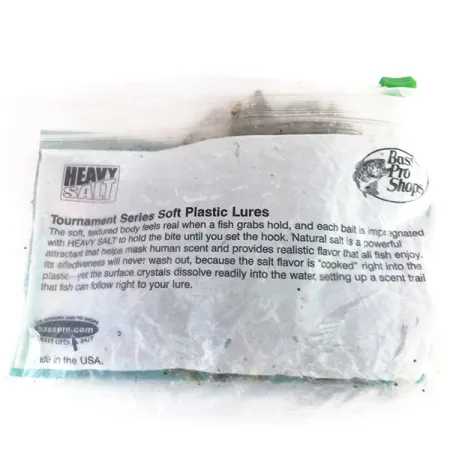 Bass Pro Shops Caterpillar Stud Tube jigi, Green Pumpkin, 8kpl, #9625