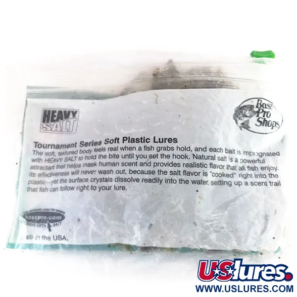 Bass Pro Shops Caterpillar Stud Tube jigi, Green Pumpkin, 8kpl, #9625