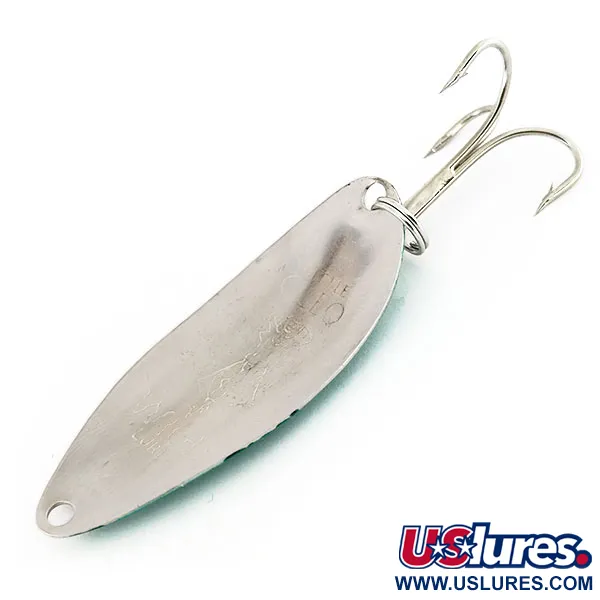 Seneca Little Cleo Lusikka, Nikkeli / Vihreä, 5g, Hula Girl -kuva, #9631