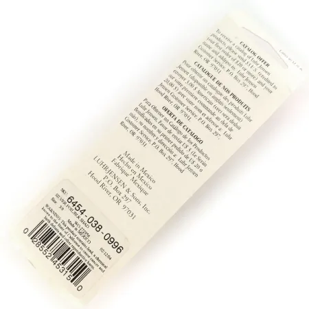 Luhr Jensen P.J.POP Popperi Puu, Musta/Hopea, 17g, Käsintehty, #9634