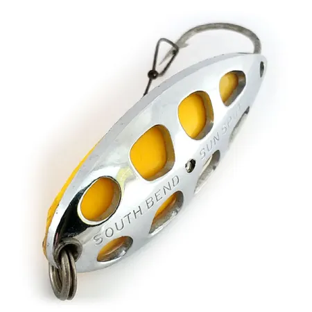 South Bend Sun Spot Lusikkauistin, Nikkeli / Keltainen, 14g, #9652