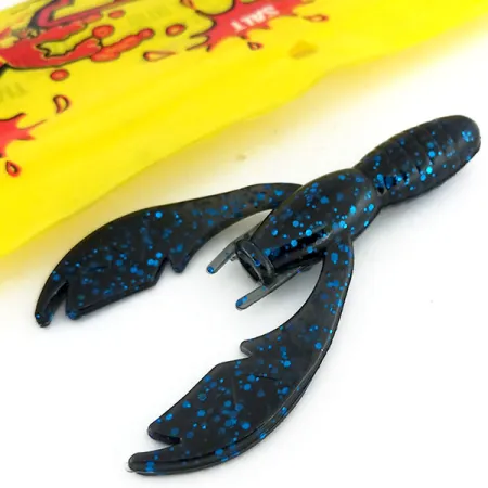 NetBait Tiny Paca Craw jigi, Black Blue Flake, 7.5cm, #9655