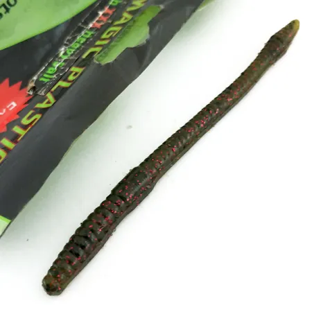 Black Magick Plastics Finesse Worm Jigi, Watermelon, 13cm, #9657