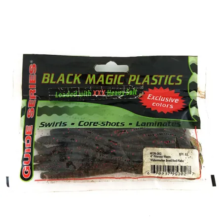 Black Magick Plastics Finesse Worm jigi 14kpl