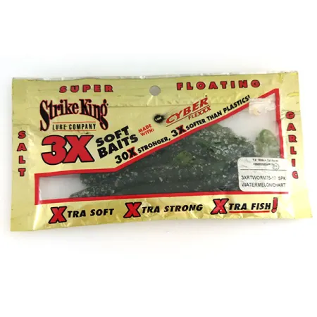 Strike King Ribbon Tail Worm pehmoviehe 5kpl