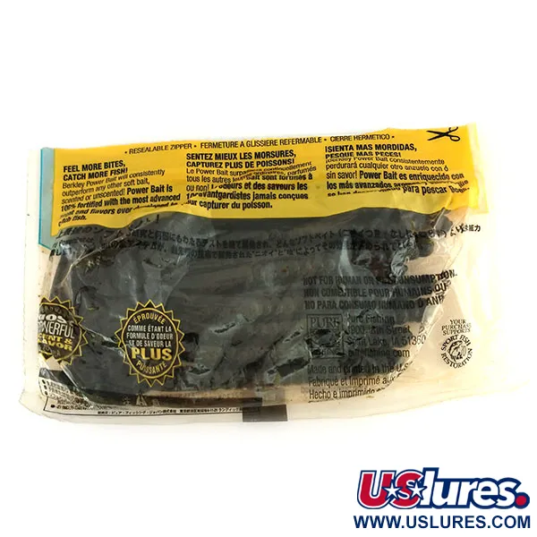 Berkley Powerbait Power Worm Jigi, Black, 17.5cm, Hajuste, #9665