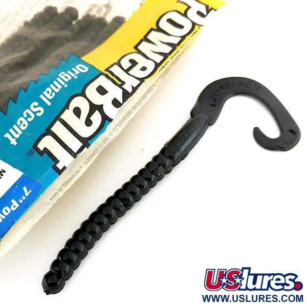 Berkley Powerbait Power Worm Jigi, Black, 17.5cm, Hajuste, #9665