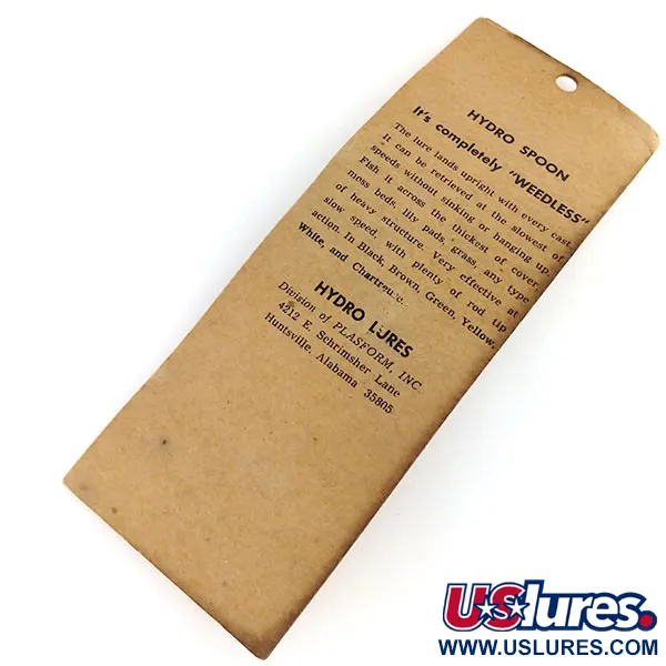 Hydro Lures Weedless Hydro Spoon Lusikka, Black / Green, 14g, #9668