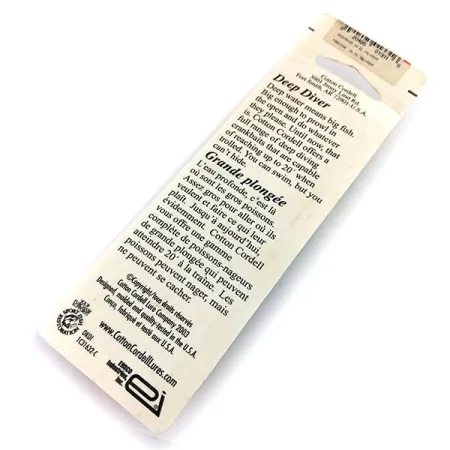 Cotton Cordell Deep Diver Vaappu, Tiger, 7g, Syvännemalli, #9672