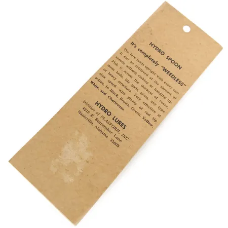 Hydro Lures Weedless Hydro Spoon Ruohouistin, Keltainen, 14g, #9682