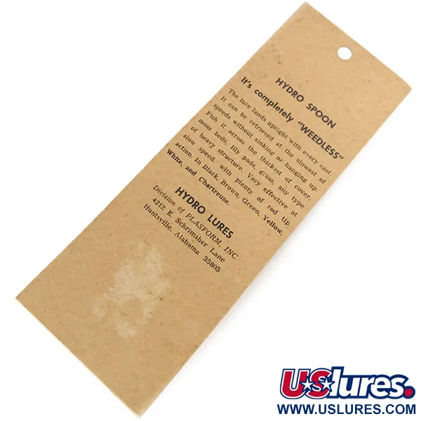 Hydro Lures Weedless Hydro Spoon Ruohouistin, Keltainen, 14g, #9682
