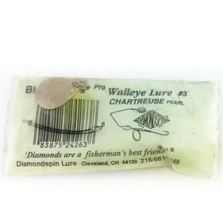 Big Chuck's Walley Lure Spinnerbait, Chartreuse, 17g, Willow-lippa, #9697
