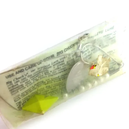 Big Chuck's Walley Lure Spinnerbait, Chartreuse, 17g, Willow-lippa, #9697