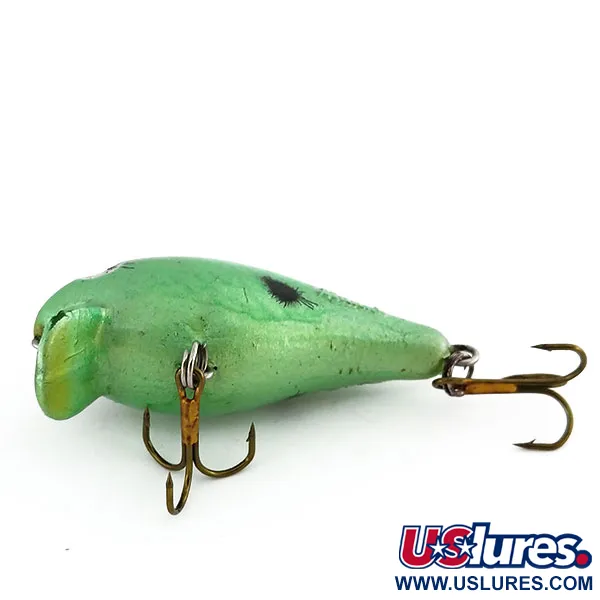 Mann's Baby 1-Minus Crankbait, Vihreä/Musta, 7g, Kelluva, #9711