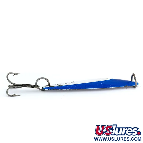 Luhr Jensen Yo-ho-ho Lura 1 Jig, Sini-valkoinen, 44g, Vintage-jigi, #9728