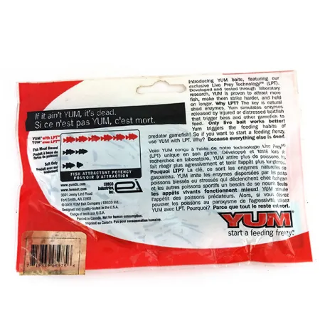 YUM Mega Tube Jigi, Green Pumpkin, 7.5cm, LPT-Suola, #9734