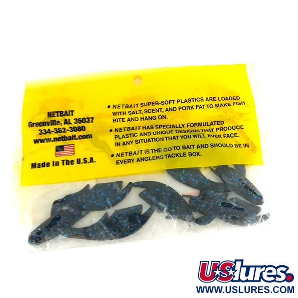 NetBait Paca Chunk Jr jigi, Black Blue Flake, 7.5cm, #9736