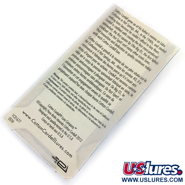 Cotton Cordell Super Spot Lipless Crankbait, Kulta, 7g, #9743