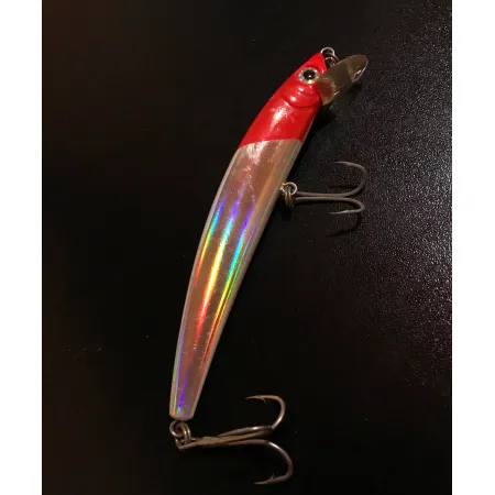 YO-ZURI CRYSTAL MINNOW (F) Vaappu, Red Head, 11g, holografinen, #9766