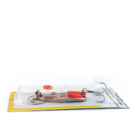 Luhr Jensen Krocodile Lusikka, Nikkeli/Fire Wing, 7g, niklattu, #1003-016-0200