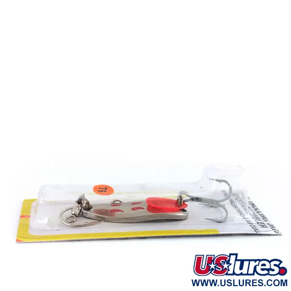 Luhr Jensen Krocodile Lusikka, Nikkeli/Fire Wing, 7g, niklattu, #1003-016-0200