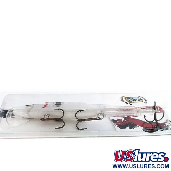 Smithwick Suspending Rattlin’ Rogue Jerkbait, Läpinäkyvä/Valkoinen, #9808