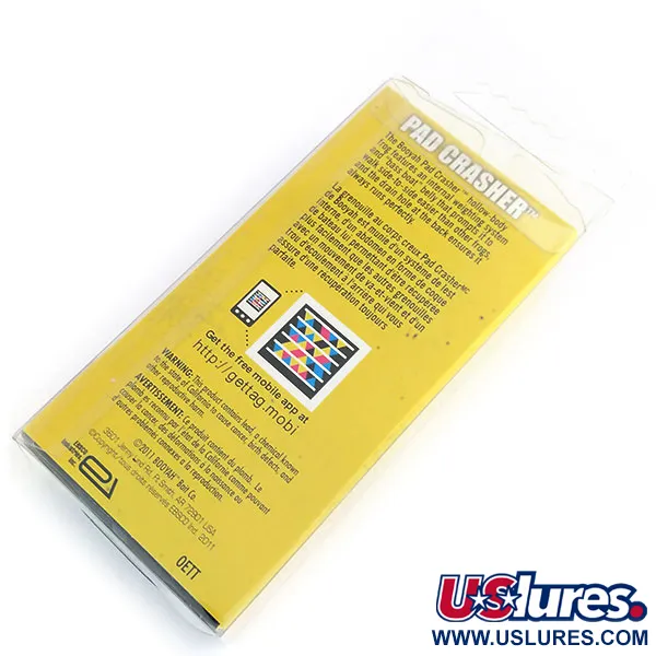 Booyah Pad Crasher Sammakko, Vihreä/Keltainen, 14g, Ruohosuojattu, #9810