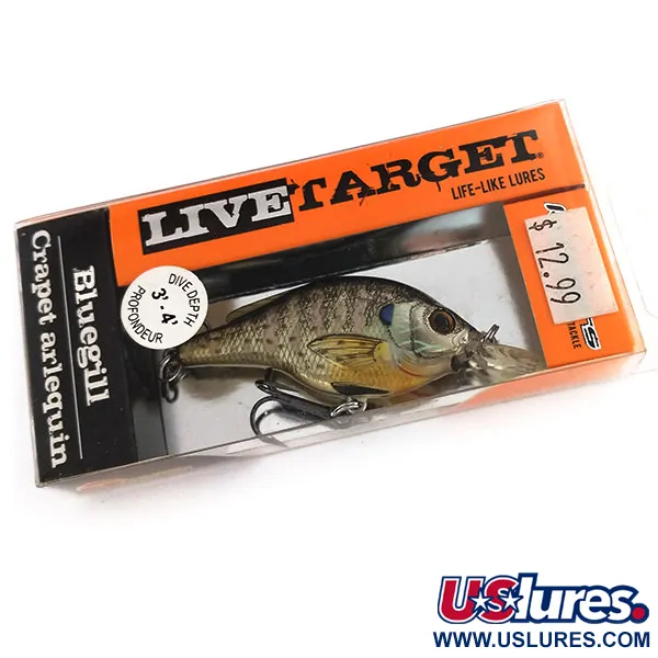 Live Target Koppers BlueGill Vaappu, Crapiet Arlequin, 7g, #9844