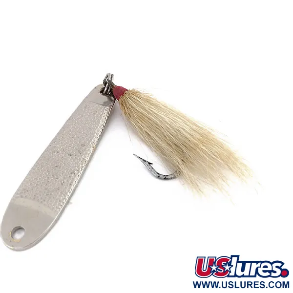 Acme Trophy Lusikkauistin, Vasaroitu Nikkeli, 60g, Höyhenkoukku, #9863