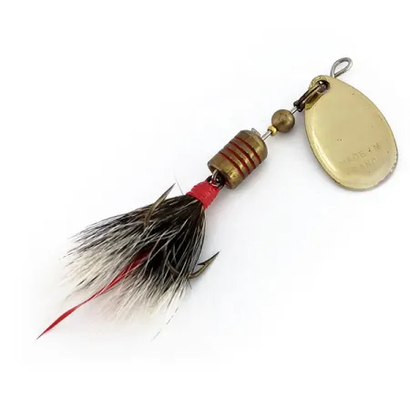 Mepps Aglia 1 dressed (squirrel tail) 1970s Lippa, Kulta, 3.5g, #9912