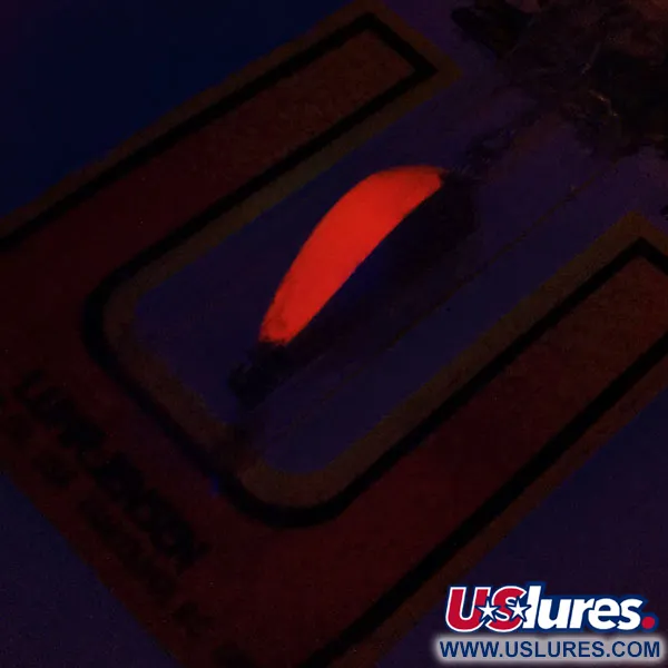 Luhr Jensen Lil' Kroc (Krocodile Stubby) Lusikka, Nikkeli/Puna, 4.5g, #9914