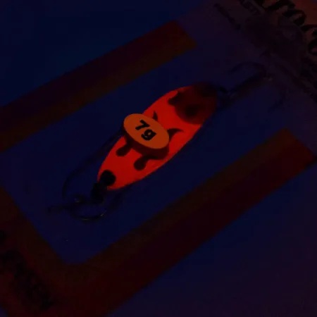 Luhr Jensen Krocodile Lusikkauistin, Punainen/Musta, 7g, Vintage, #9921