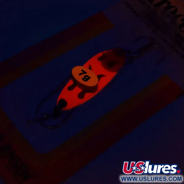 Luhr Jensen Krocodile Lusikkauistin, Punainen/Musta, 7g, Vintage, #9921