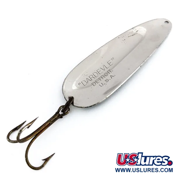 Eppinger Dardevle (1950s) Detroit Lusikka, Musta/Valko, 28g, #9931