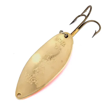 Little Cleo (Hula Girl) Lusikka, Gold / Orange, 21g, Vintage, #9939