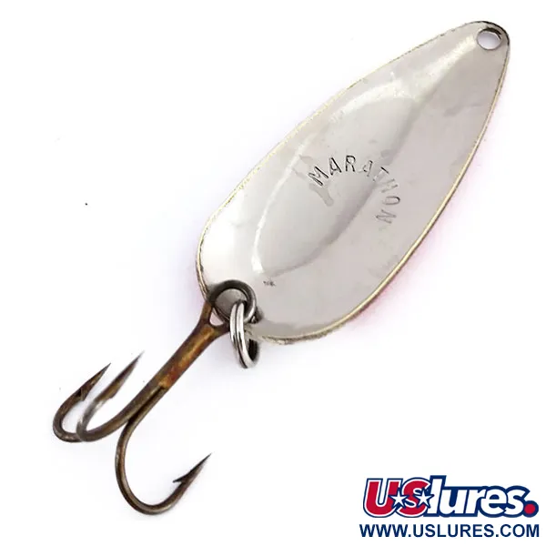 Marathon Marathon Lusikka, Puna/Valko/Nikkeli, 7g, Vintage, #9942