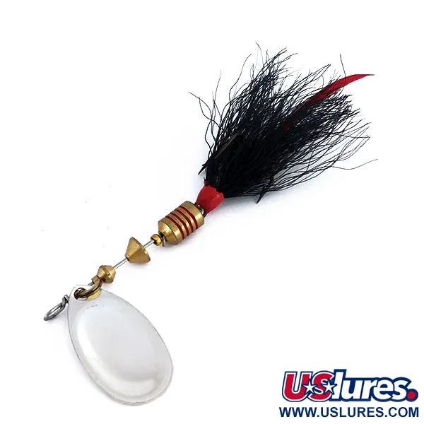 Mepps Aglia 2 dressed (bucktail) Lippa, Hopea, 4,7g, Karvatupsu, #9945