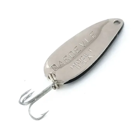 Eppinger Dardevle Midget Lusikka, Musta/Valkoinen/Nikkeli, 6g, #9978