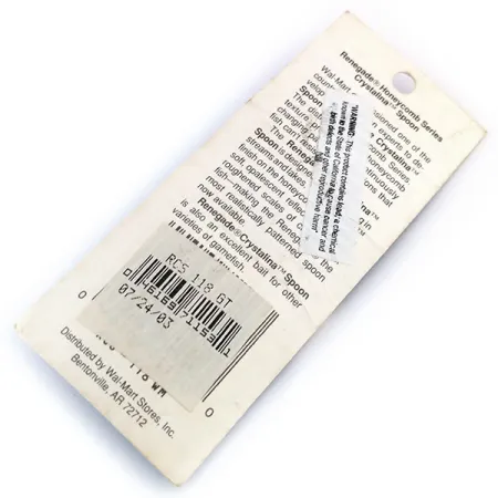 Renegade Crystalina Spoon Lusikka, Magenta-Hopea, 7g, Honeycomb, #9992