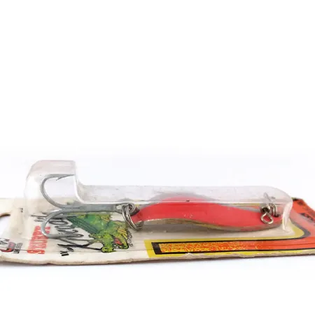 Luhr Jensen Lil' Kroc (Krocodile Stubby) Lusikka, Punainen/Nikkeli, 14g, #9996